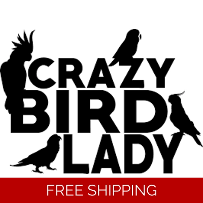 Crazy Bird Lady Die Cut Vinyl Decal sticker Crazy Bird Lady Die Cut Vinyl Decal sticker
